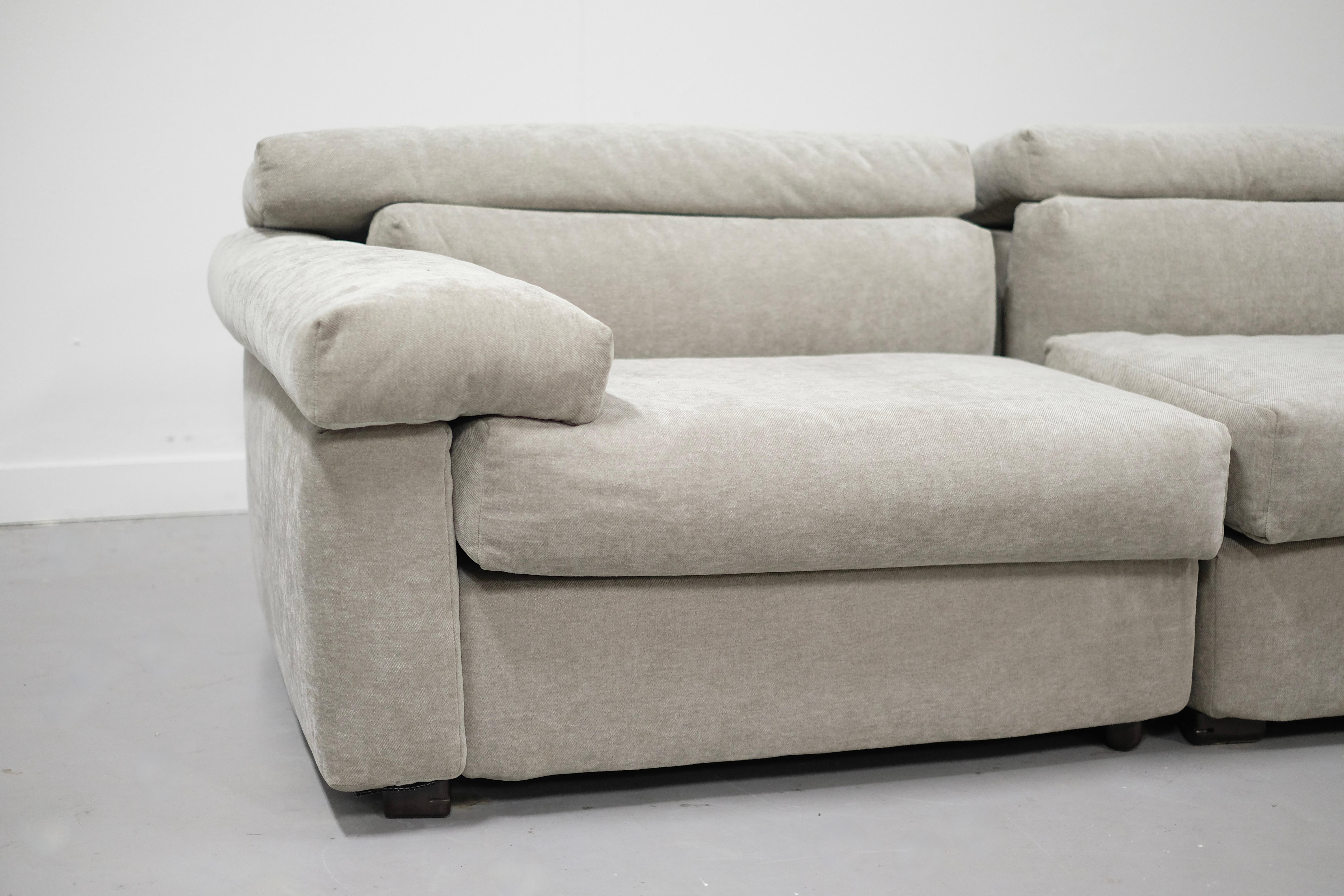 Mid-Century Modern Erasmo Sofa by Afra & Tobia Scarpa for B&B Italia - 1970s