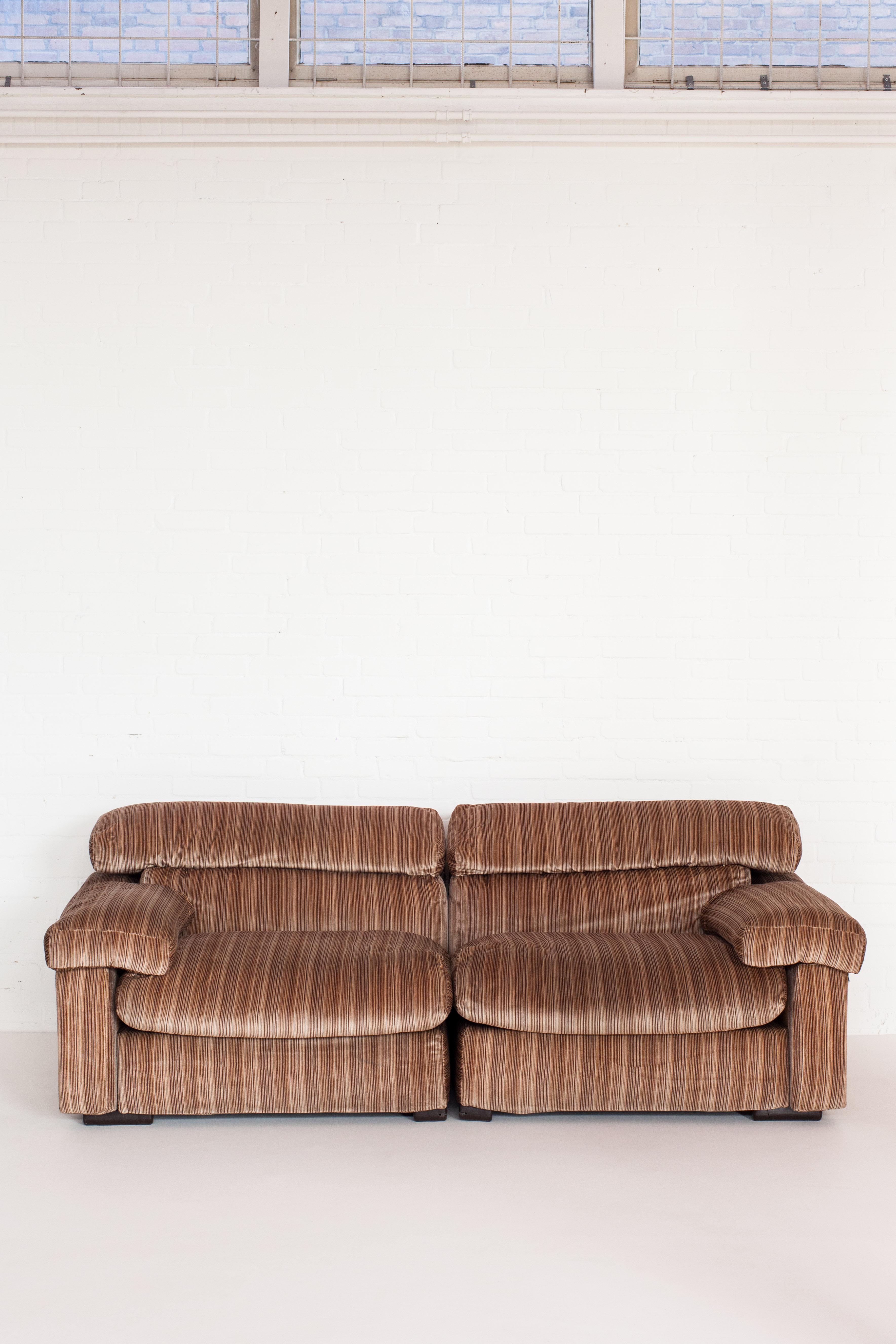 Mid-Century Modern Erasmo sofa by Tobia and Afra Scarpa for B&B Italia, 1973