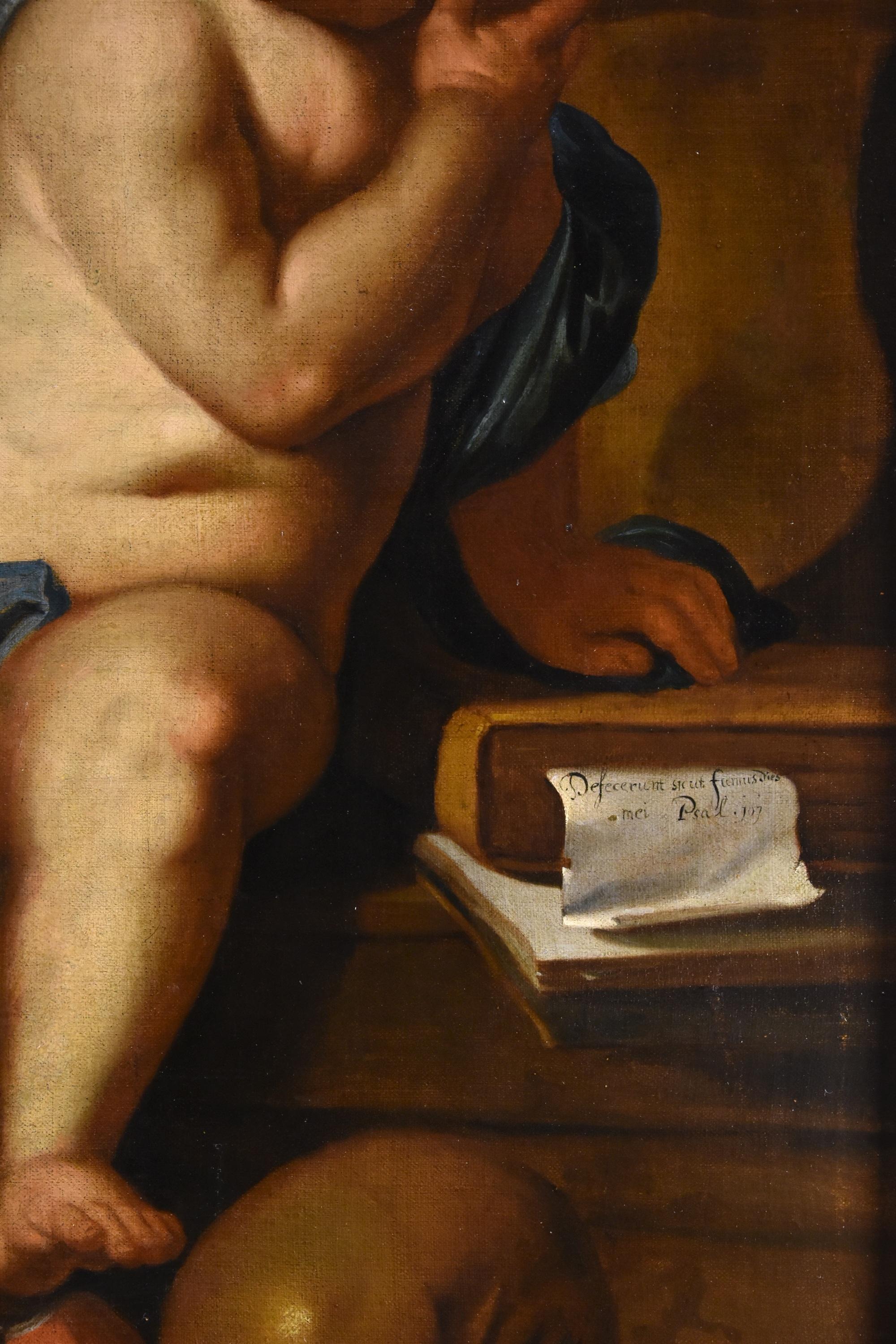 Quellinus Allegory Vanity Paint Oil on canvas old master 17th Century Flemish For Sale 1