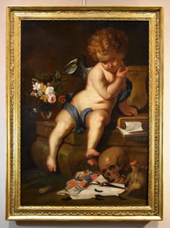 Quellinus Allegory Vanity Paint Oil on canvas old master 17th Century Flemish