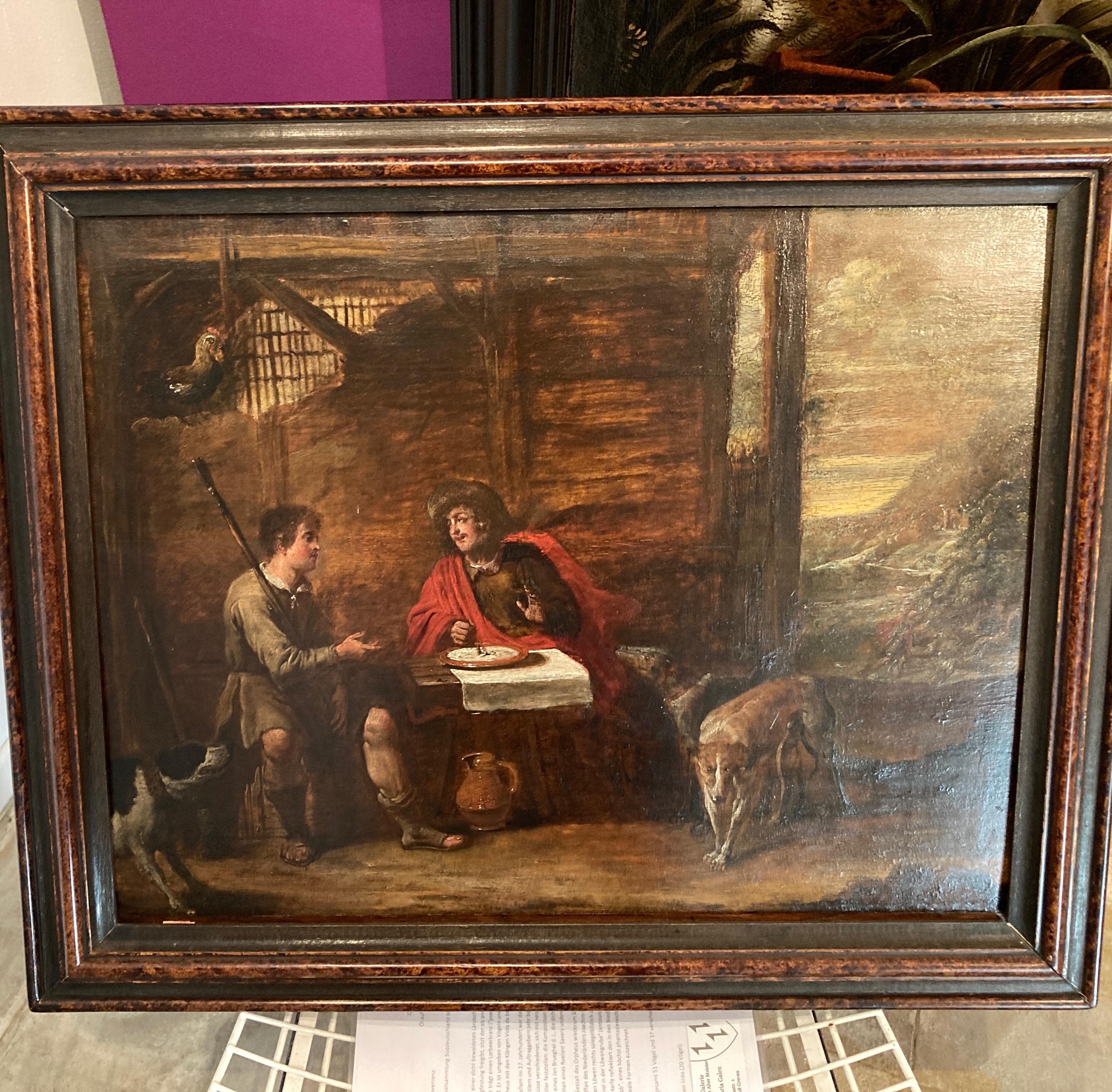 Old Master Painting, Flemish Baroque, Religious Scene, Esau and Jacob, Lentil  For Sale 5