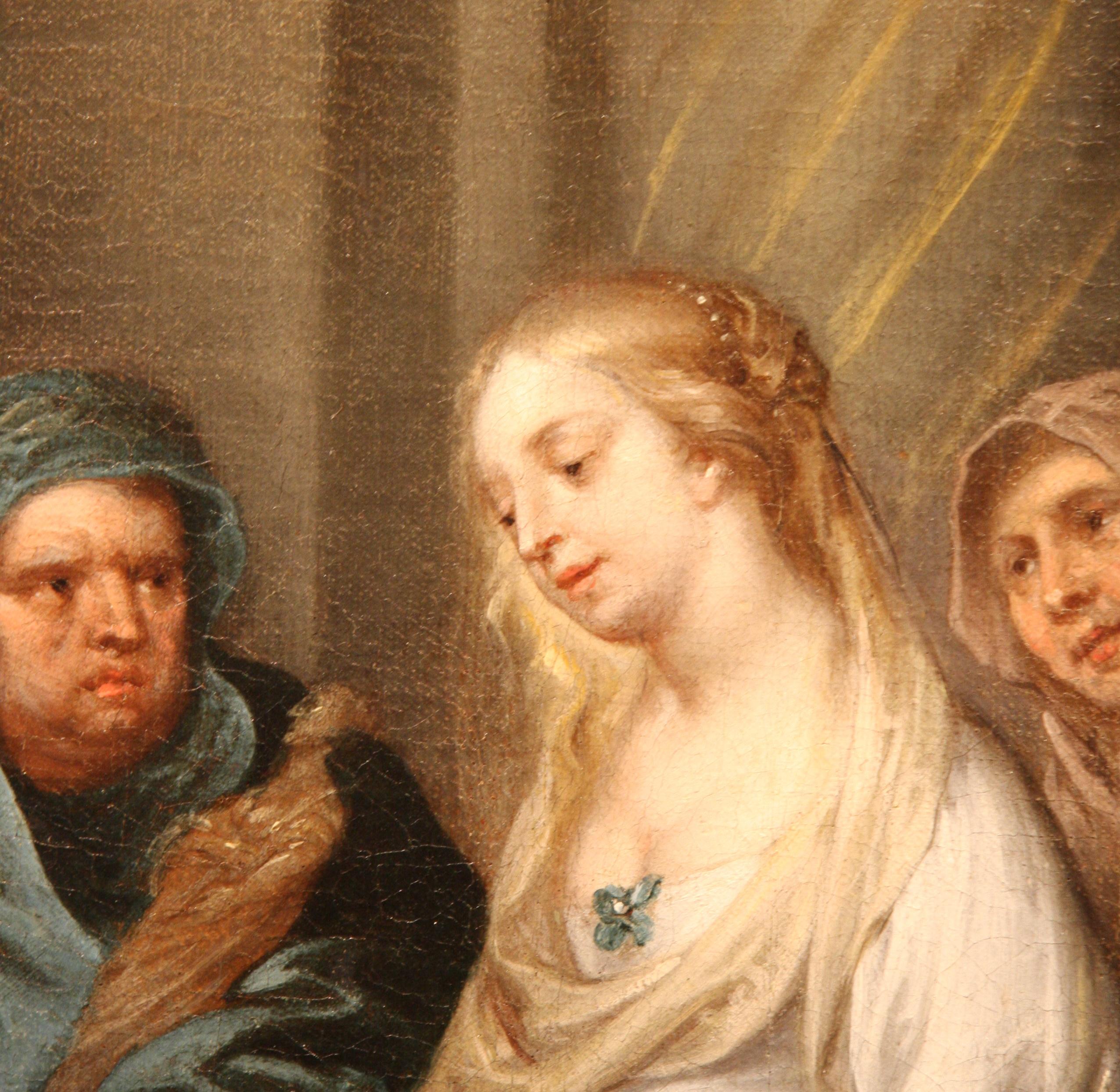 Kontinenz von Scipio, Erasmus Quellinus, Schule Rubens, Barockkunst, Alter Meister – Painting von Erasmus Quellinus the Younger