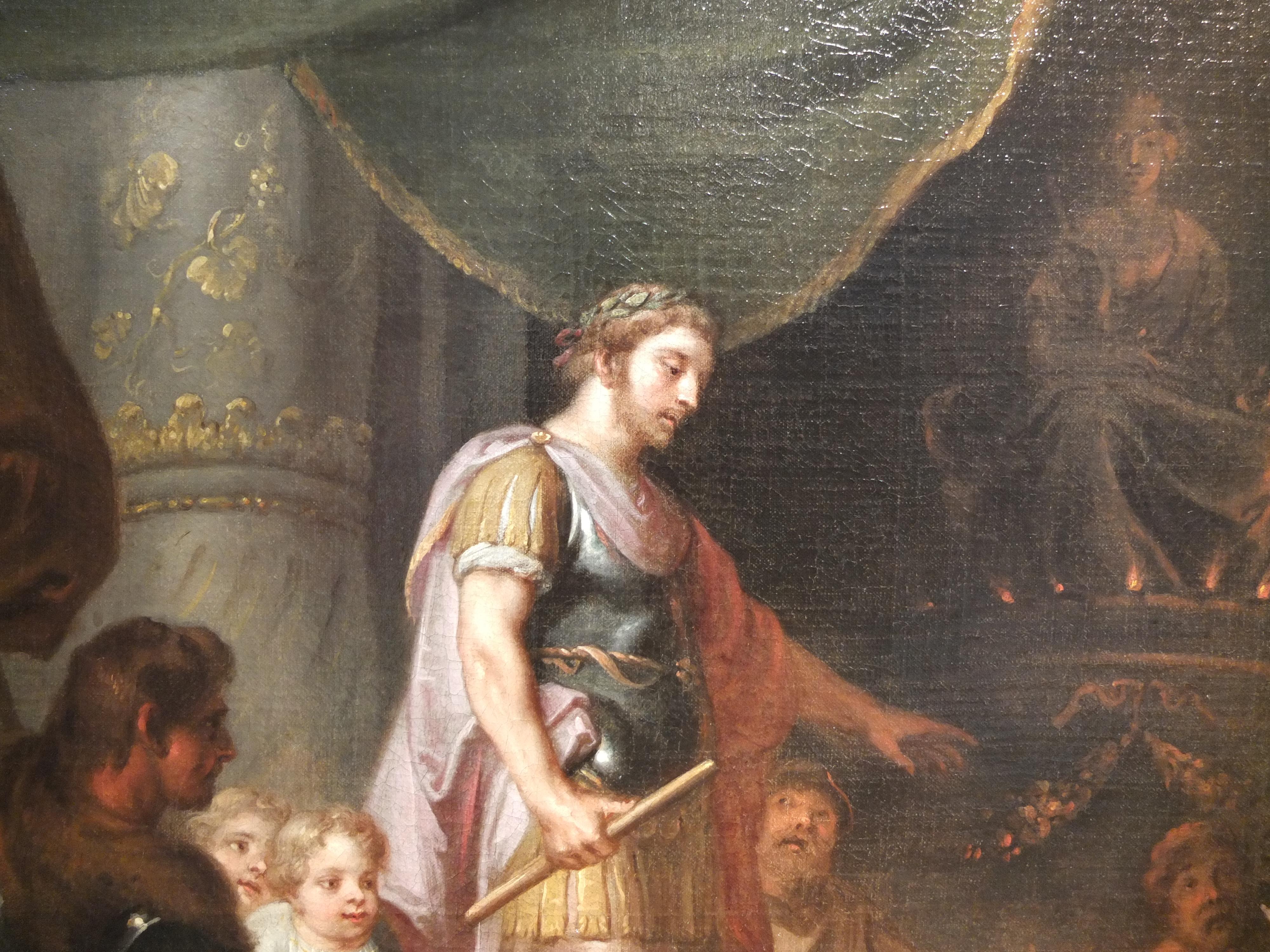 Continence de Scipio, Erasmus Quellinus, École Rubens, Art baroque, Maître antique en vente 6