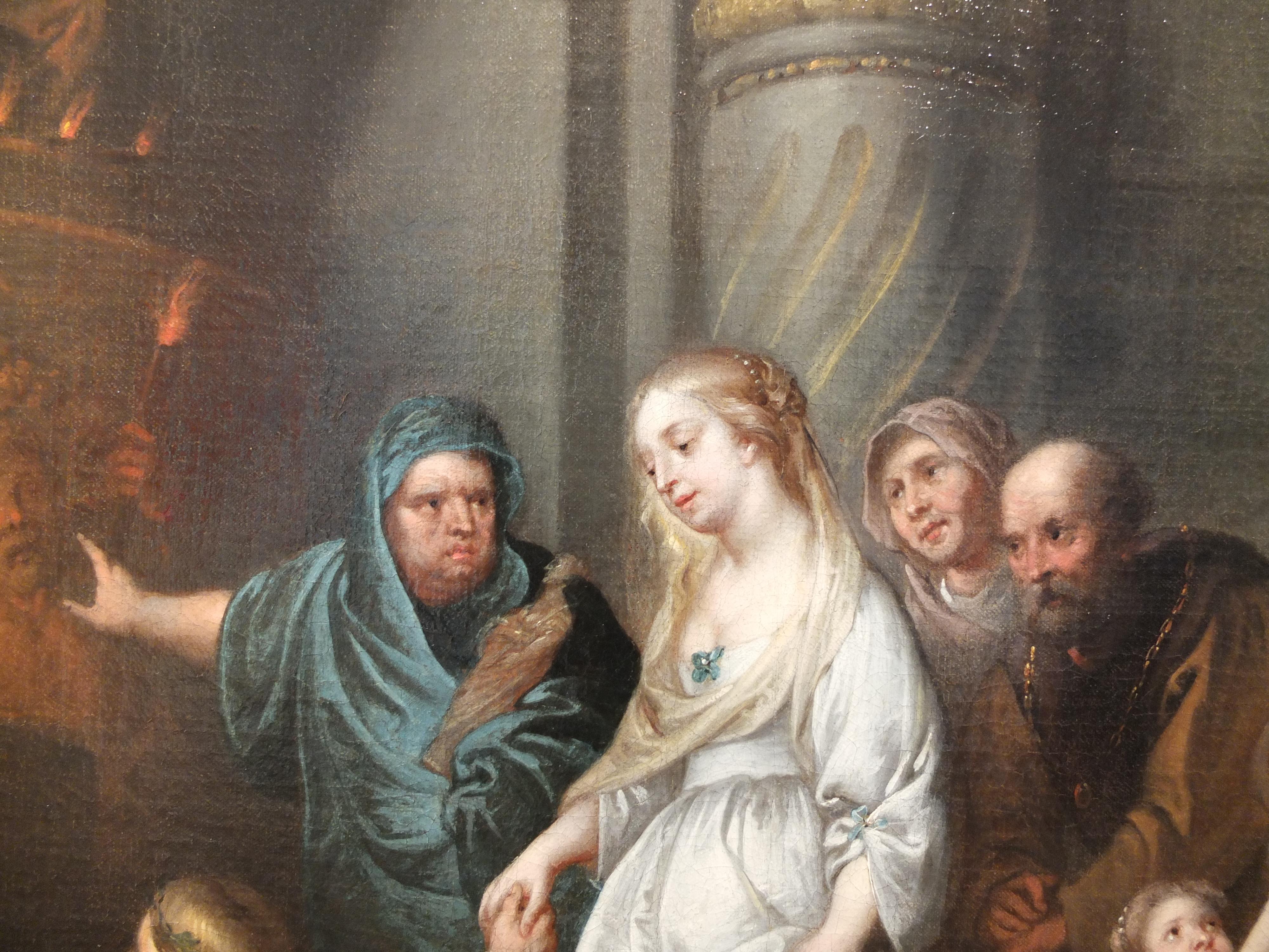 Kontinenz von Scipio, Erasmus Quellinus, Schule Rubens, Barockkunst, Alter Meister im Angebot 10