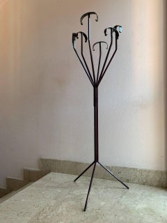 "Erato Appendiabiti in metallo di BBPR per Artemide, Italia, années 60''