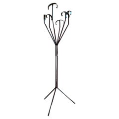 "Erato Metal Coat Stand by BBPR for Artemide, Italy, 1960s''