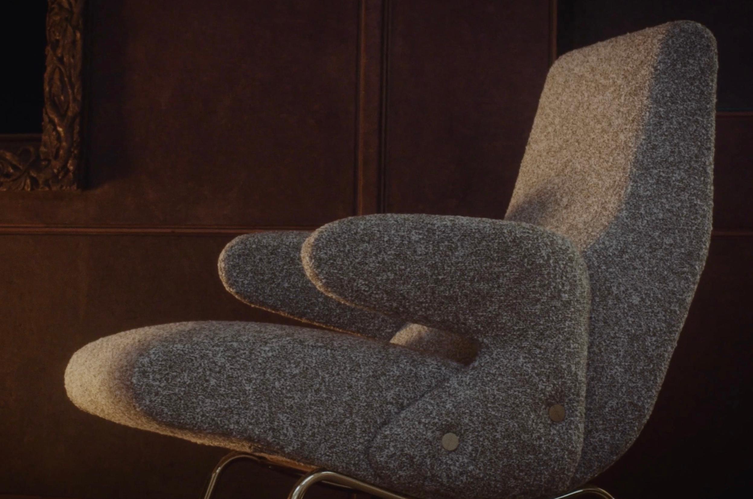 Erberto Carboni 'Delfino' Lounge Chair for Arflex In New Condition For Sale In Tilburg, NL