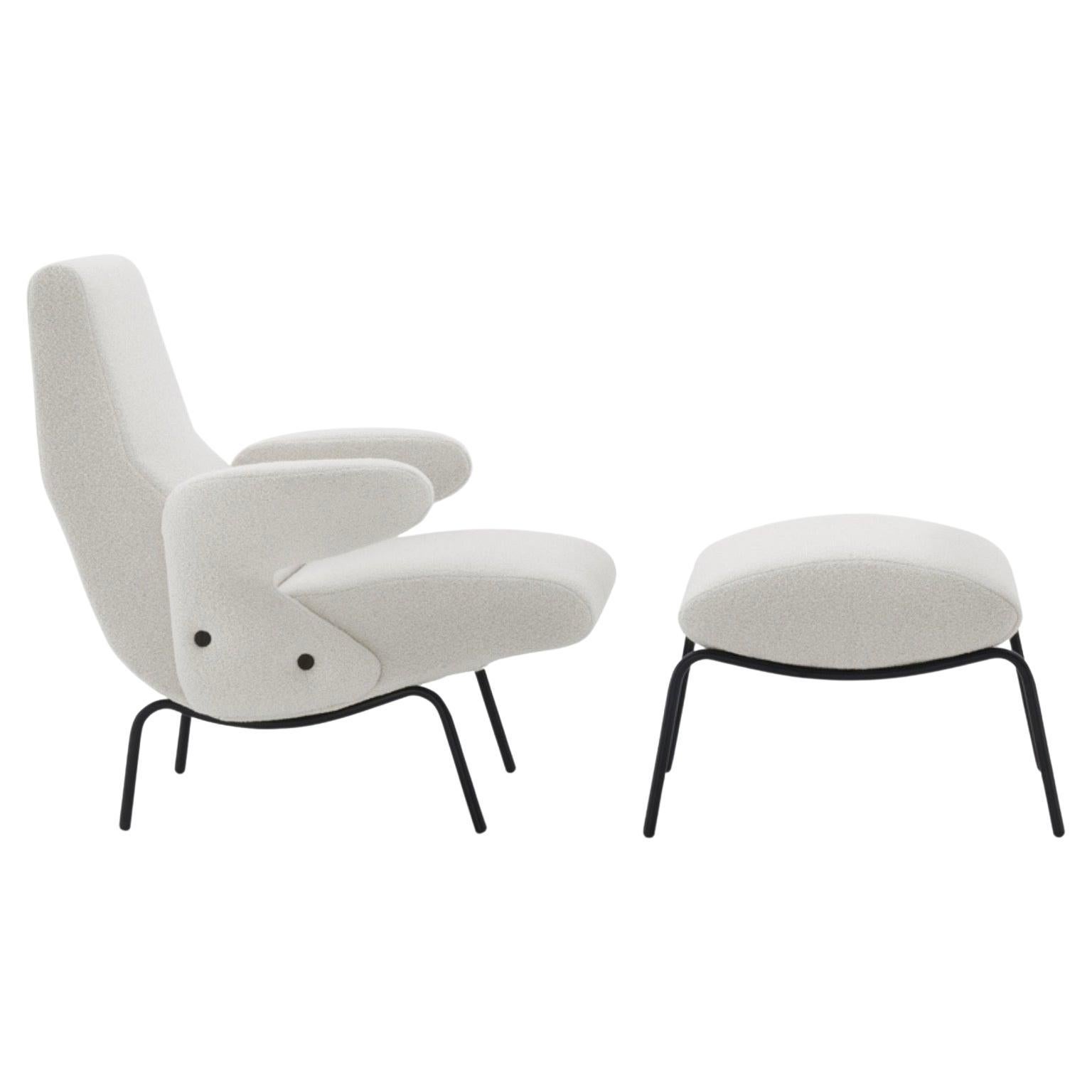 Loungesessel und Ottomane „Delfino“ von Erberto Carboni für Arflex im Angebot
