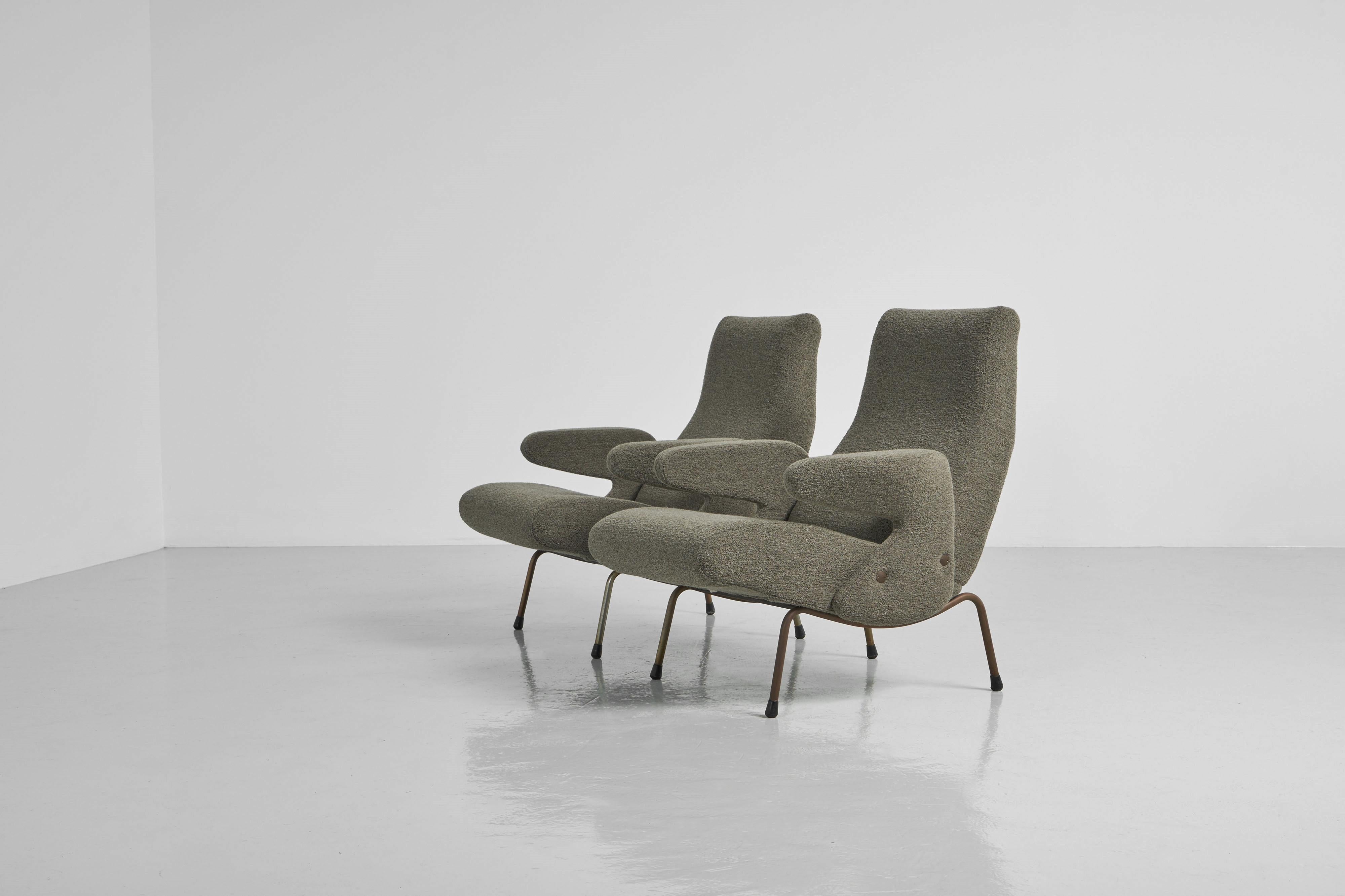 Erberto Carboni Delfino lounge chairs Arflex Italy 1955 For Sale 2