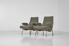 Erberto Carboni Delfino lounge chairs Arflex Italy 1955