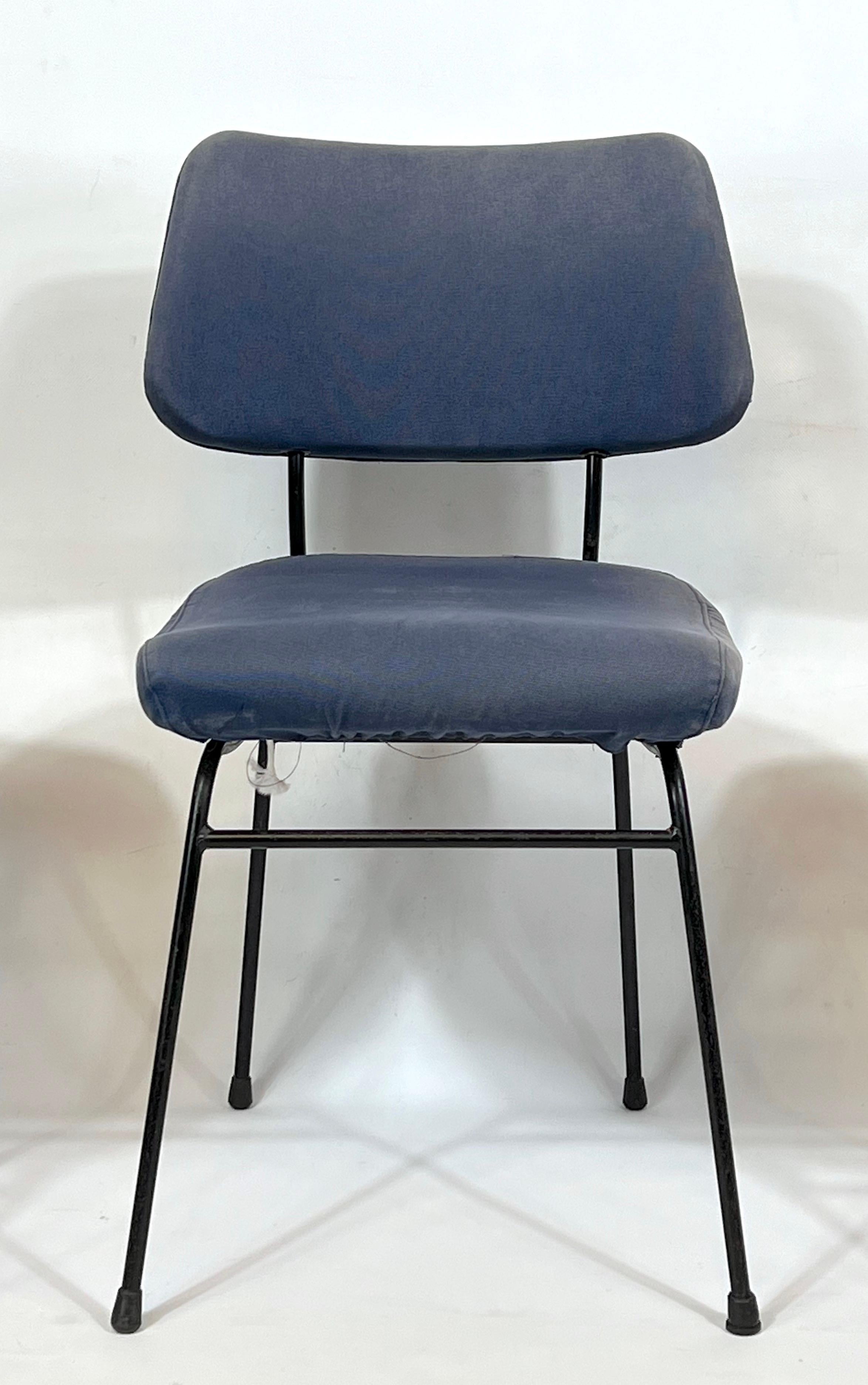 Erberto Carboni pour Arflex, ensemble de six chaises de salle à manger Delfino, années 1950 en vente 2