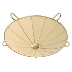 Erco Leuchten, Lampada da incasso, Ottone, Fabrice, Germania, anni '50