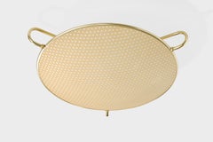 Erco Leuchten, montatura ad incasso, ottone, carta, Germania, anni '50