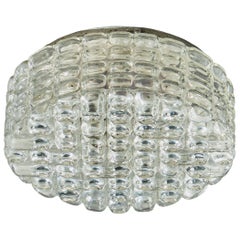 Erco Leuchten, Flush Mount, Glass, Metal, Germany, 1970s