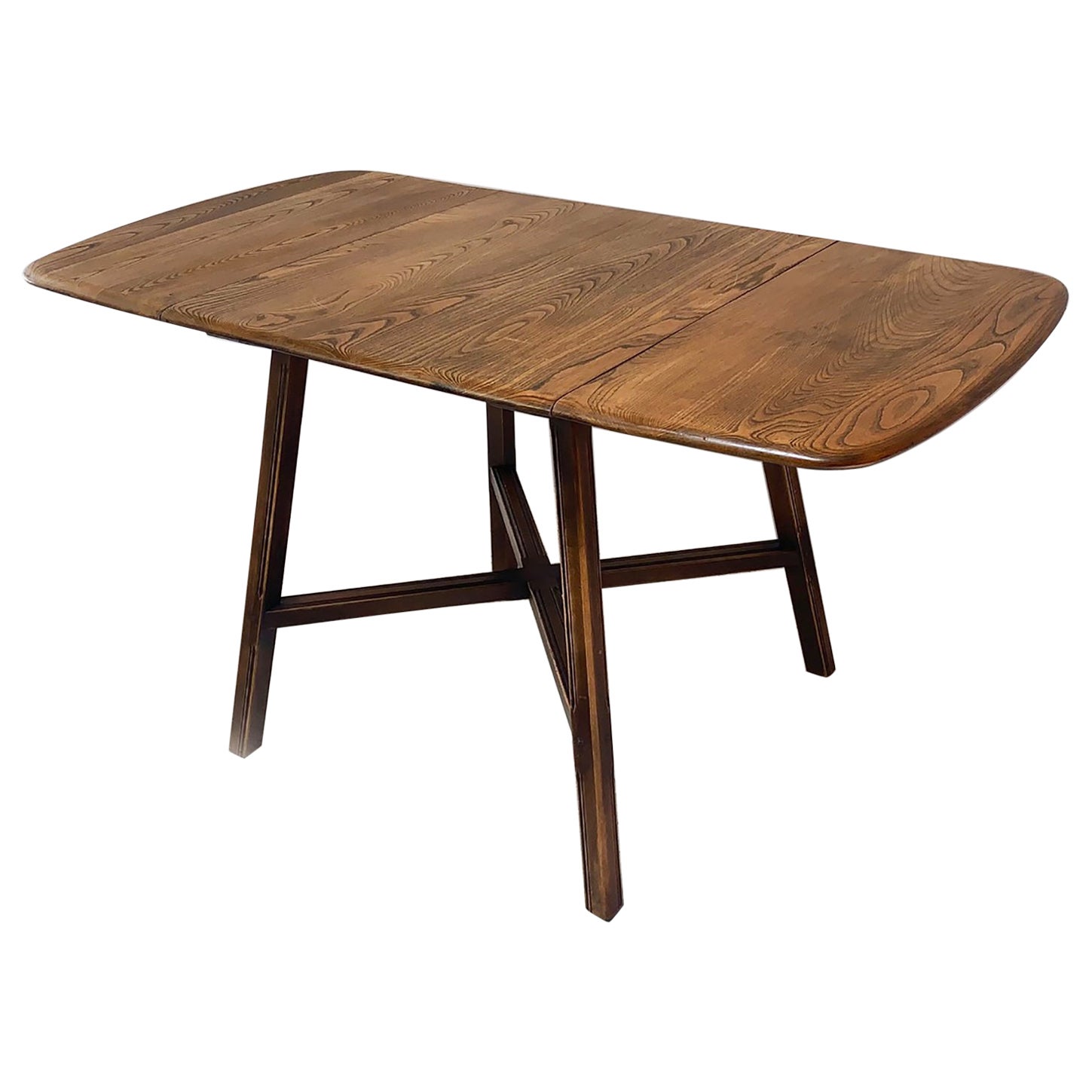 Table à abattant 'Old Colonial 377' Blue Label des années 50 chez Ercol