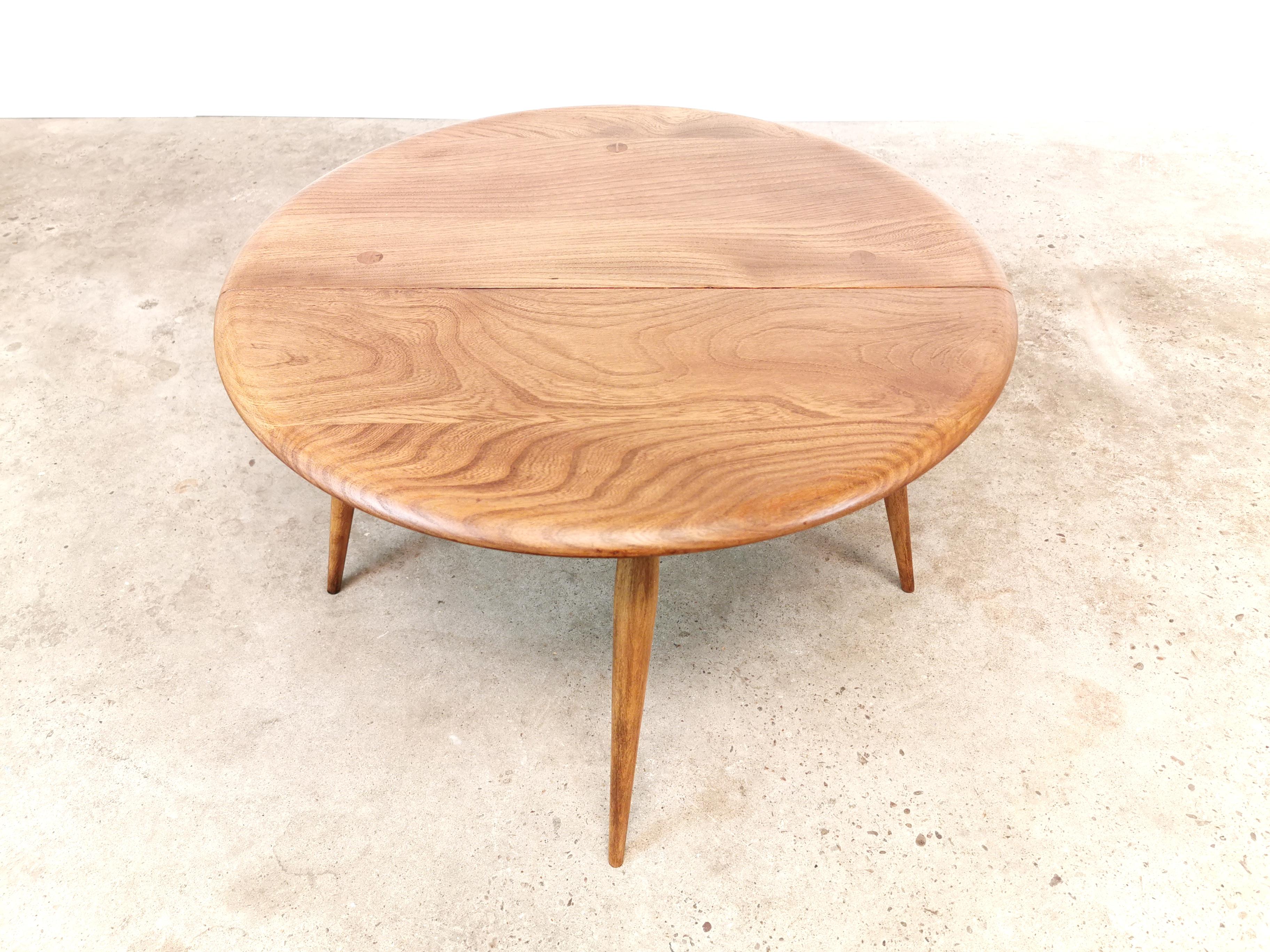 ercol drop leaf coffee table