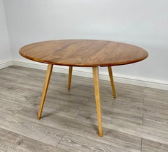 Ercol blonde drop leaf dining table