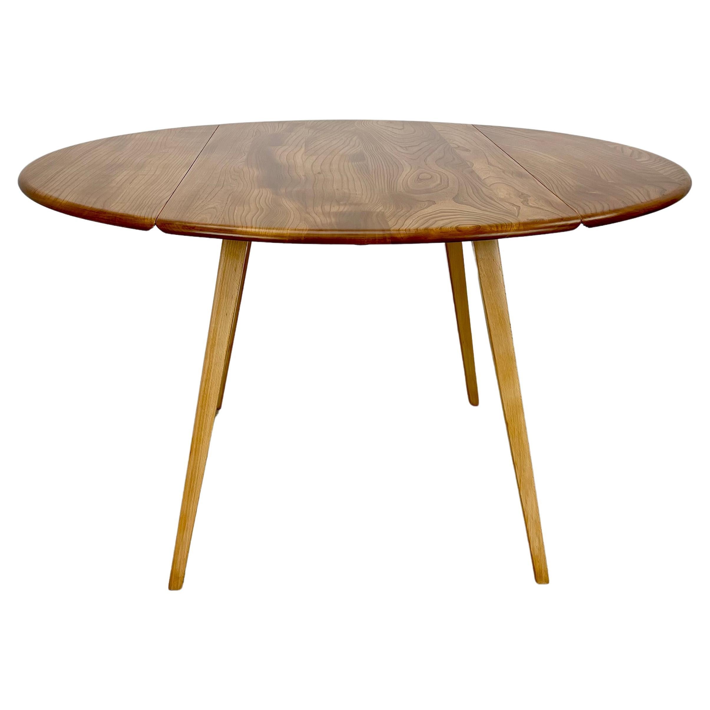 Ercol blonde drop leaf dining table  For Sale