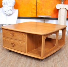 Ercol Coffee Table Pandoras Box Elm