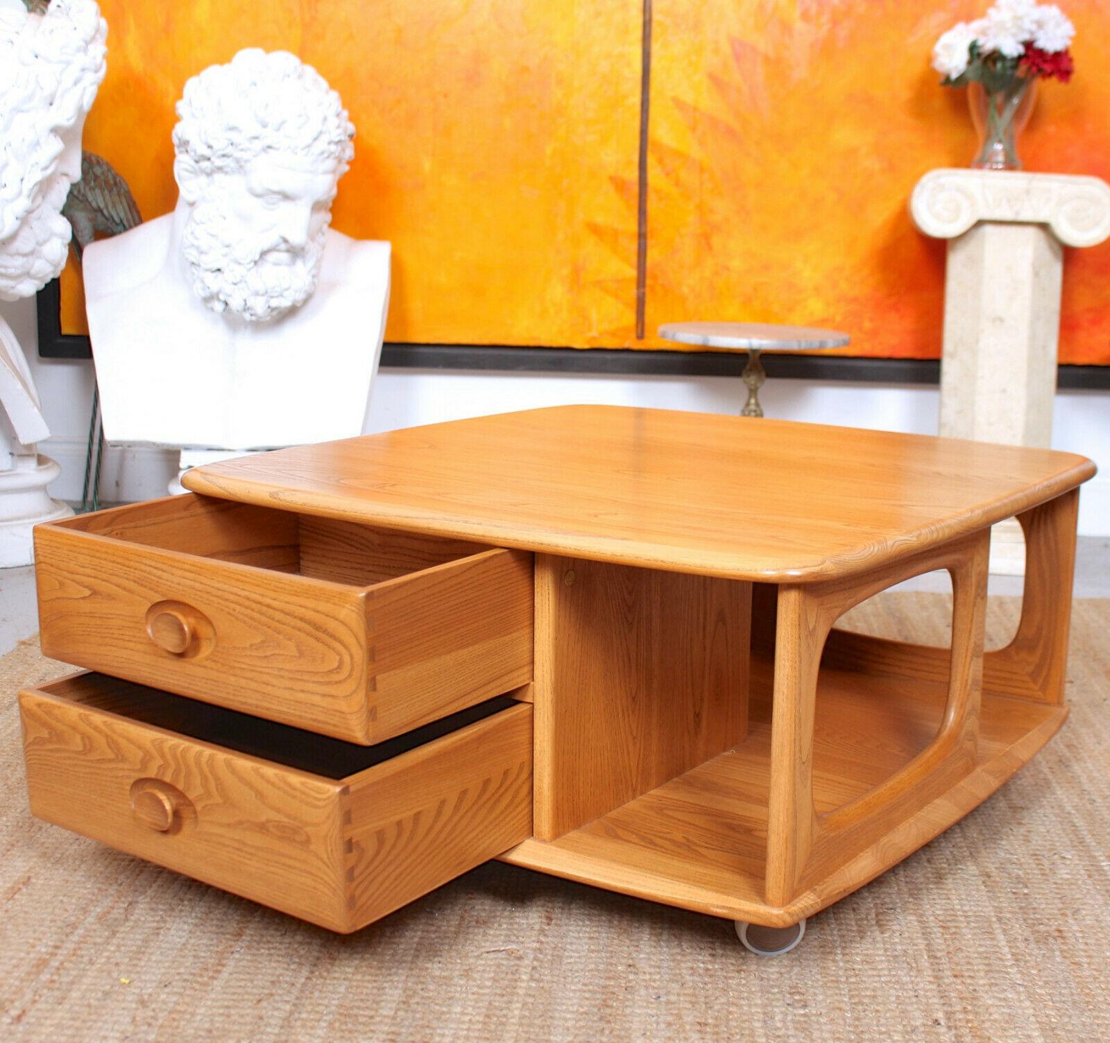 ercol pandora's box coffee table