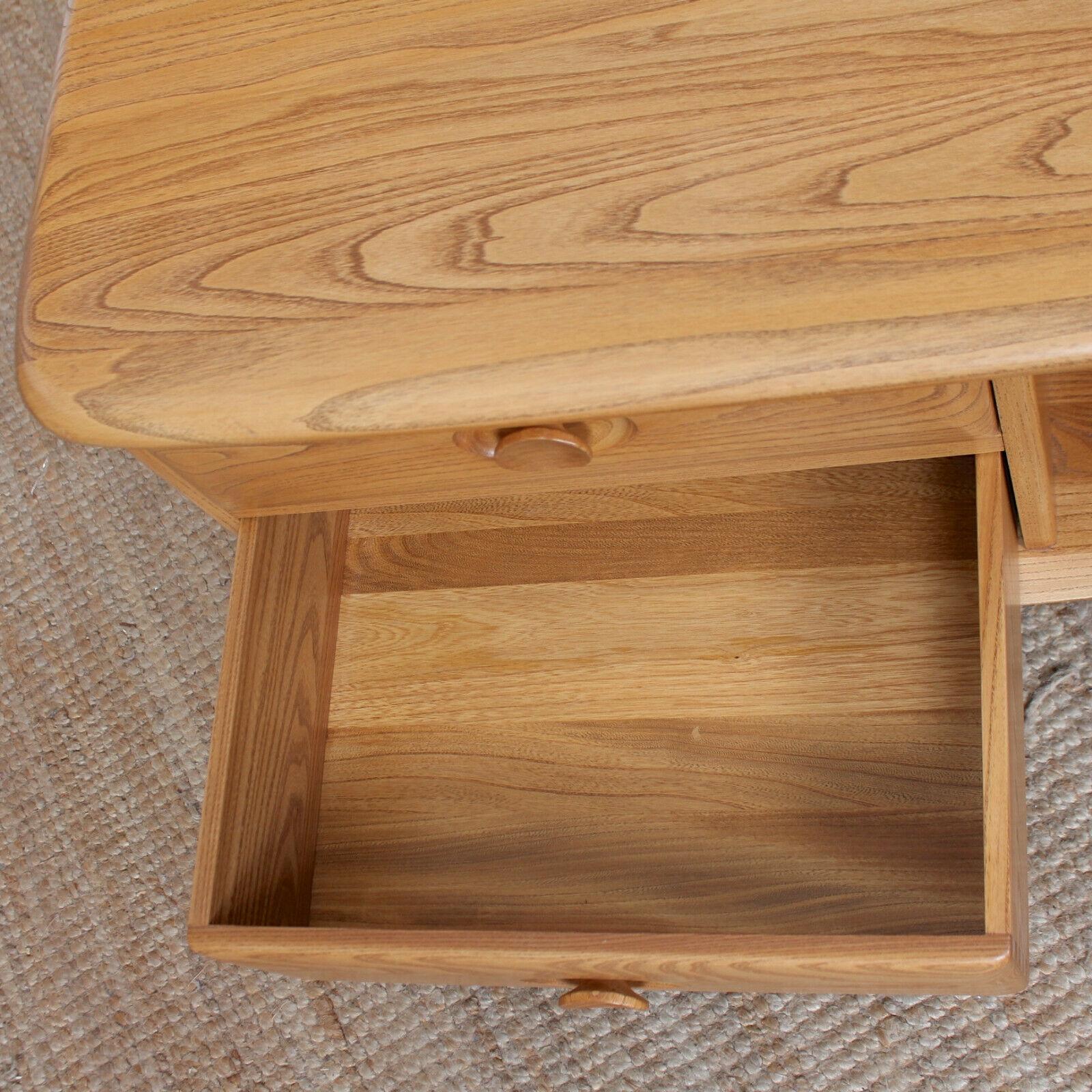 20th Century Ercol Coffee Table Pandoras Box Elm For Sale