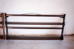 Ercol Dark Elm Plate Rack, 1950s, UK