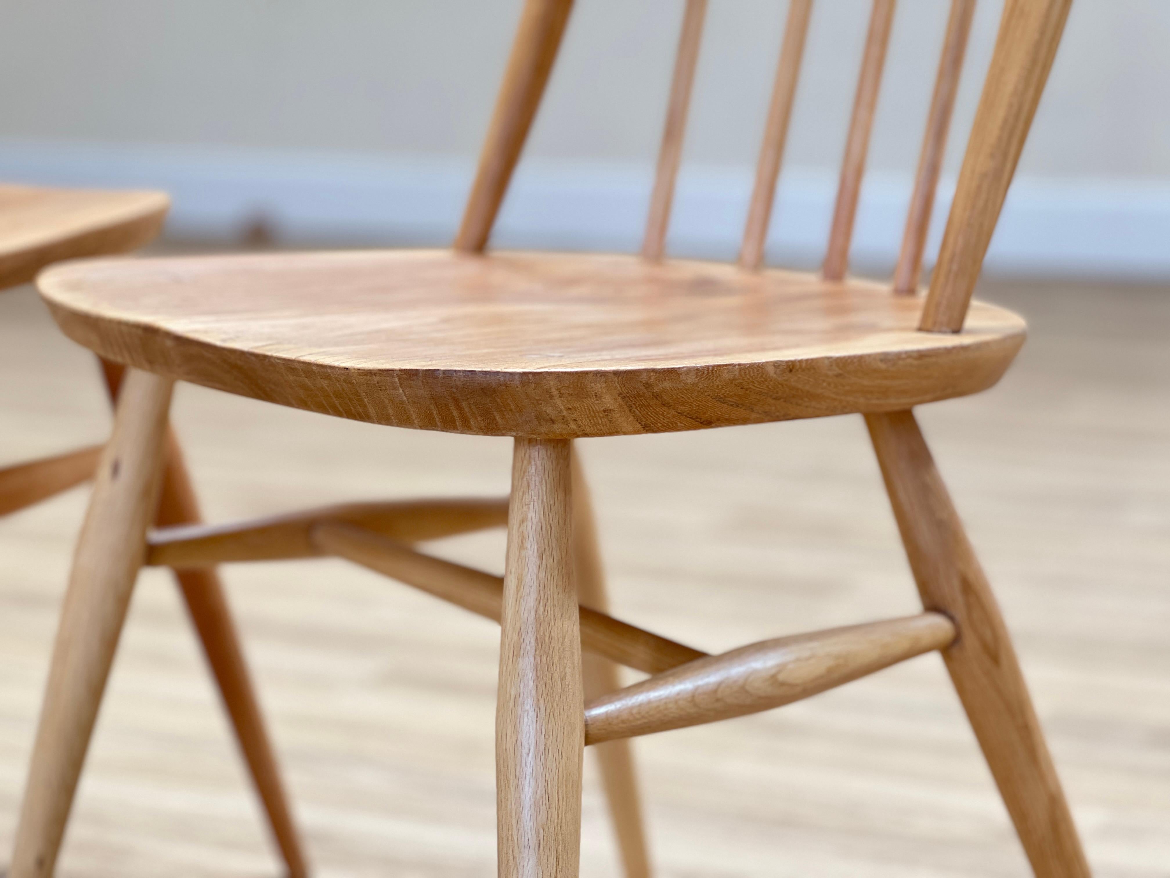 Ercol Elm Dining Chairs For Sale 5