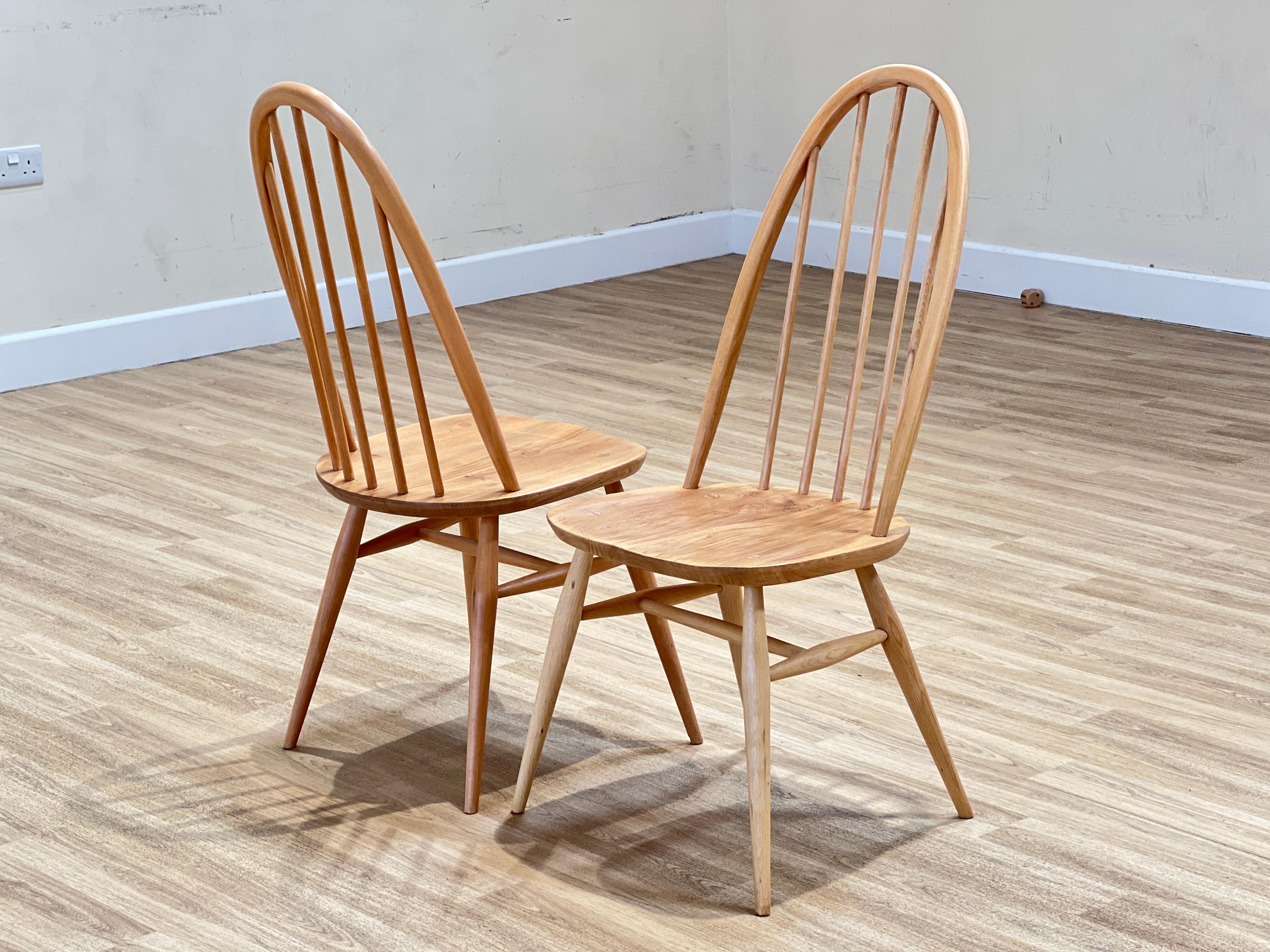 Ercol Elm Dining Chairs For Sale 3