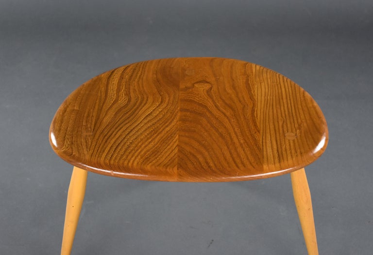 Ercol Elm Pebble Nest of Tables at 1stDibs ercol nesting tables