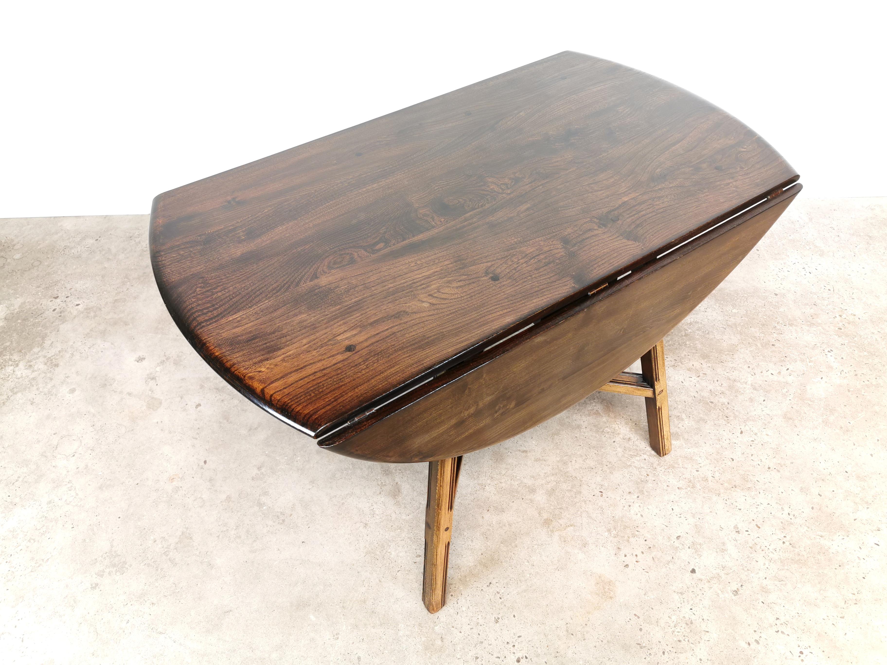 ercol old colonial dining table