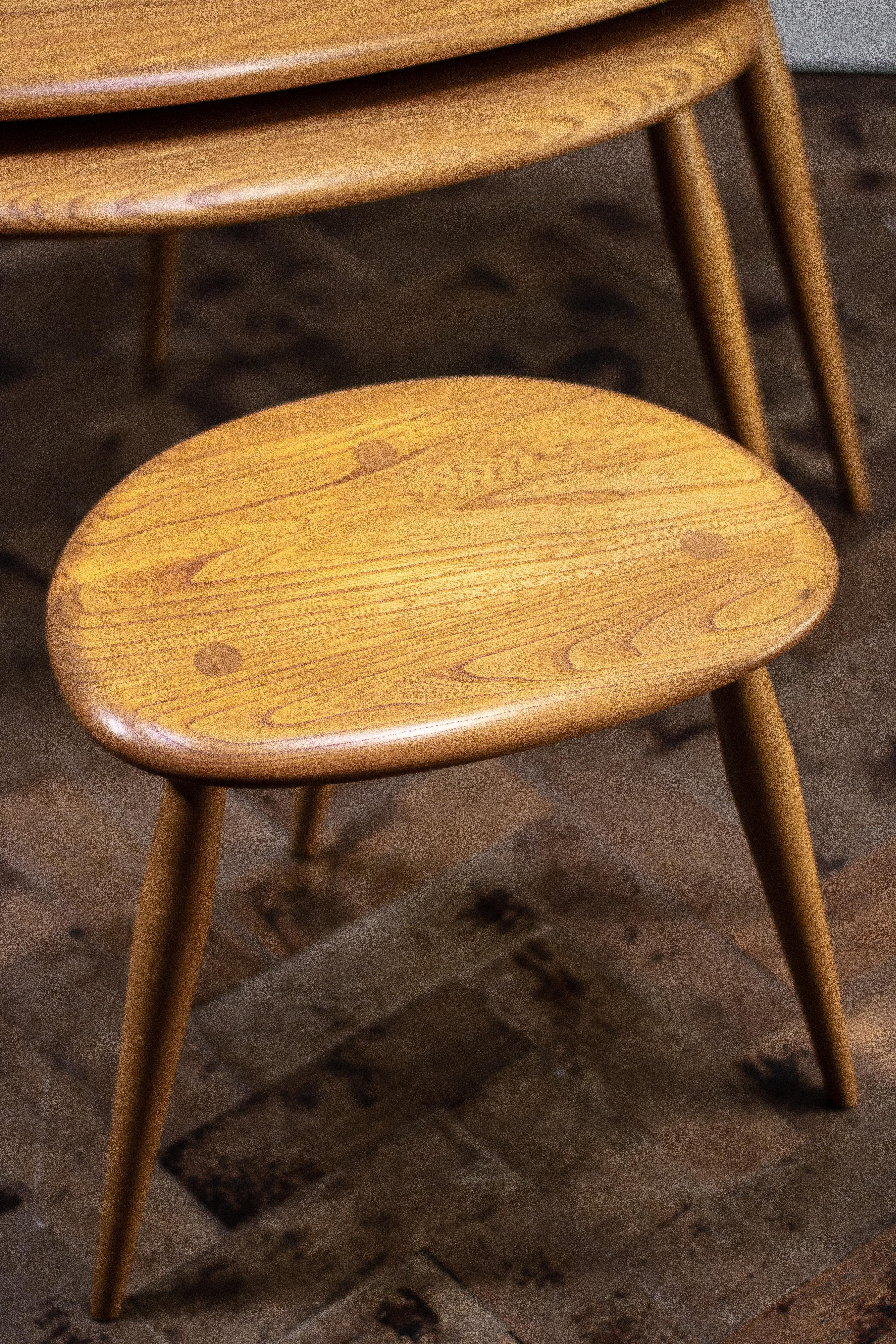 ercol pebble tables for sale