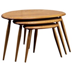 Ercol Pebble Nest of Tables