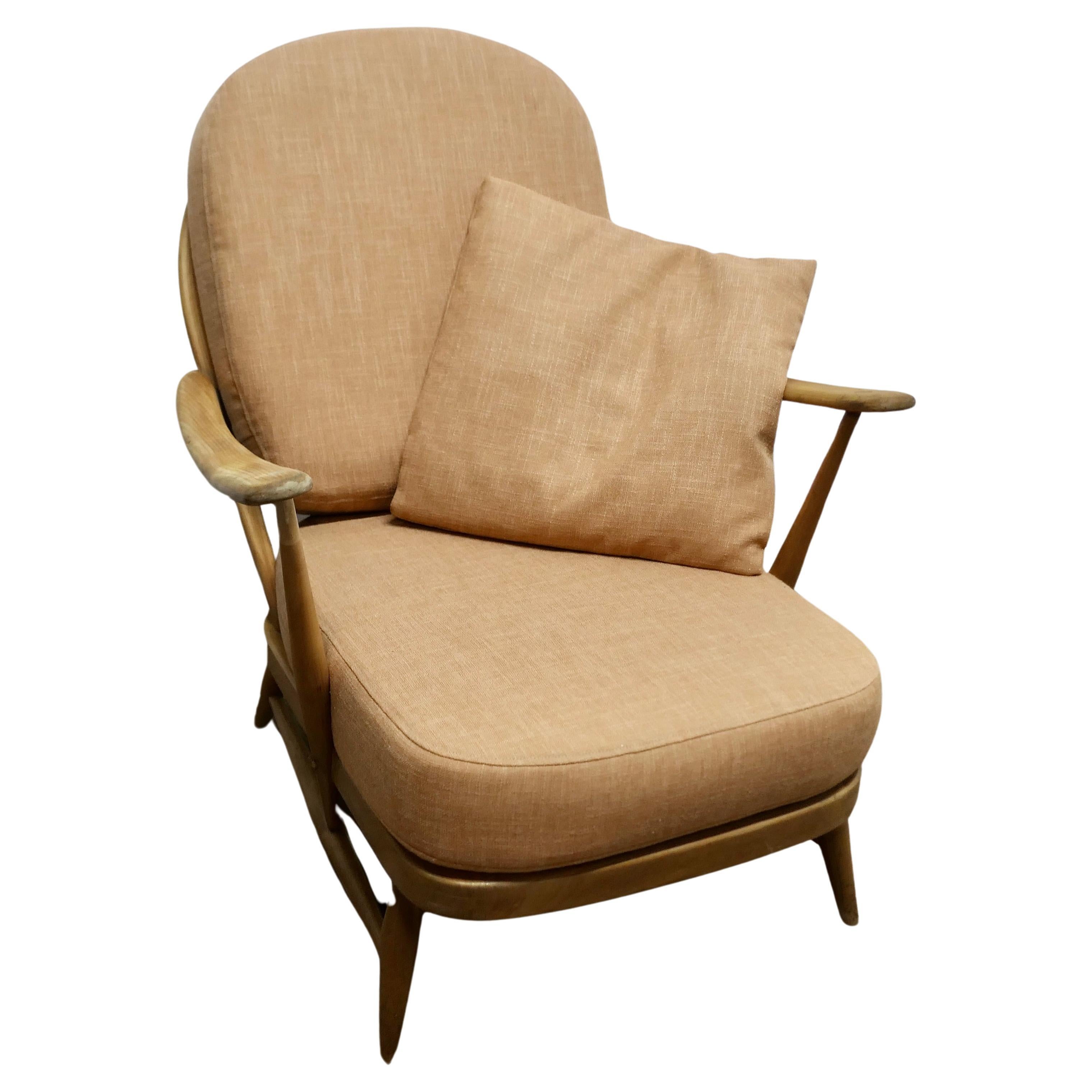 Ercol Windsor Easy Chair   The chair is a classic design and traditionally made  For Sale