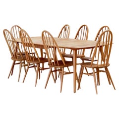 Table et chaises extensibles Ercol Windsor en orme