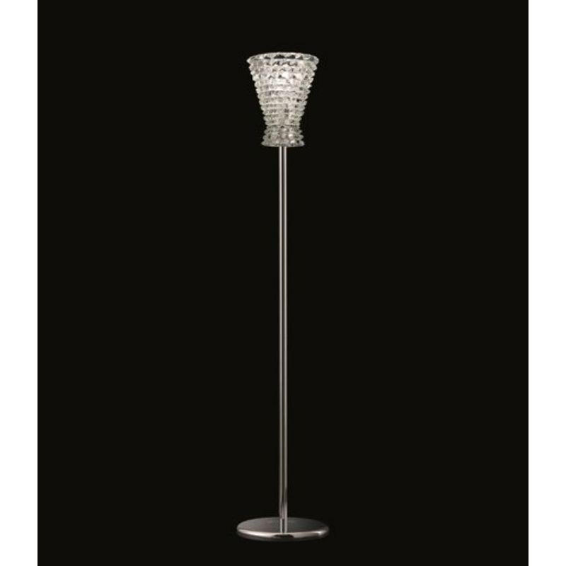 Inspired by an original idea by Ercole Barovier in the 1940s and created using the “rostrato” technique he had just invented, the Ercole floor lamp is distinguished by a rich play of light that creates a sense of luxury and richness.
 