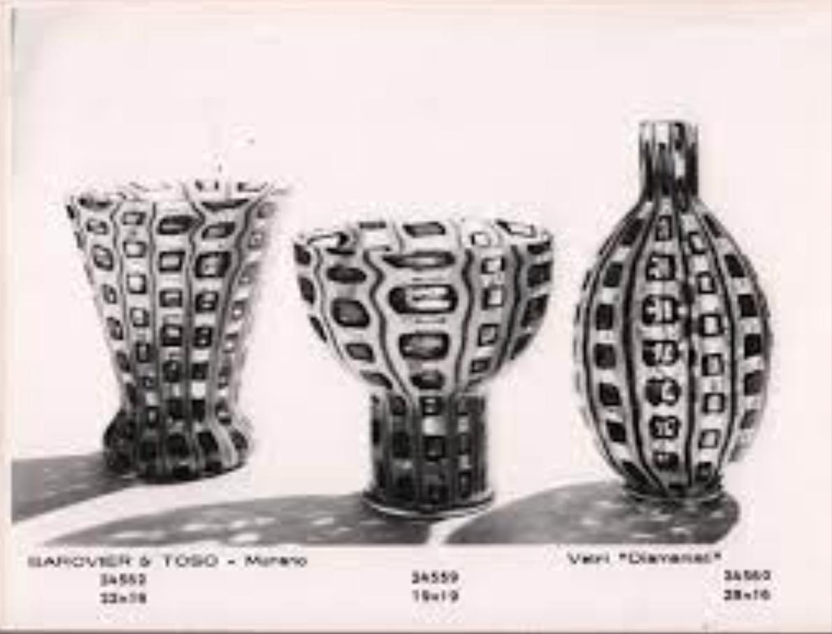 Ercole Barovier (1889-1974), vaso 'Diamantati', 1960 in vendita 1