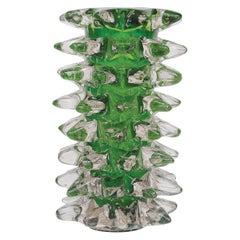 Ercole Barovier 1938 Vetri "Rostrati" Emerald Green, Murano Glass
