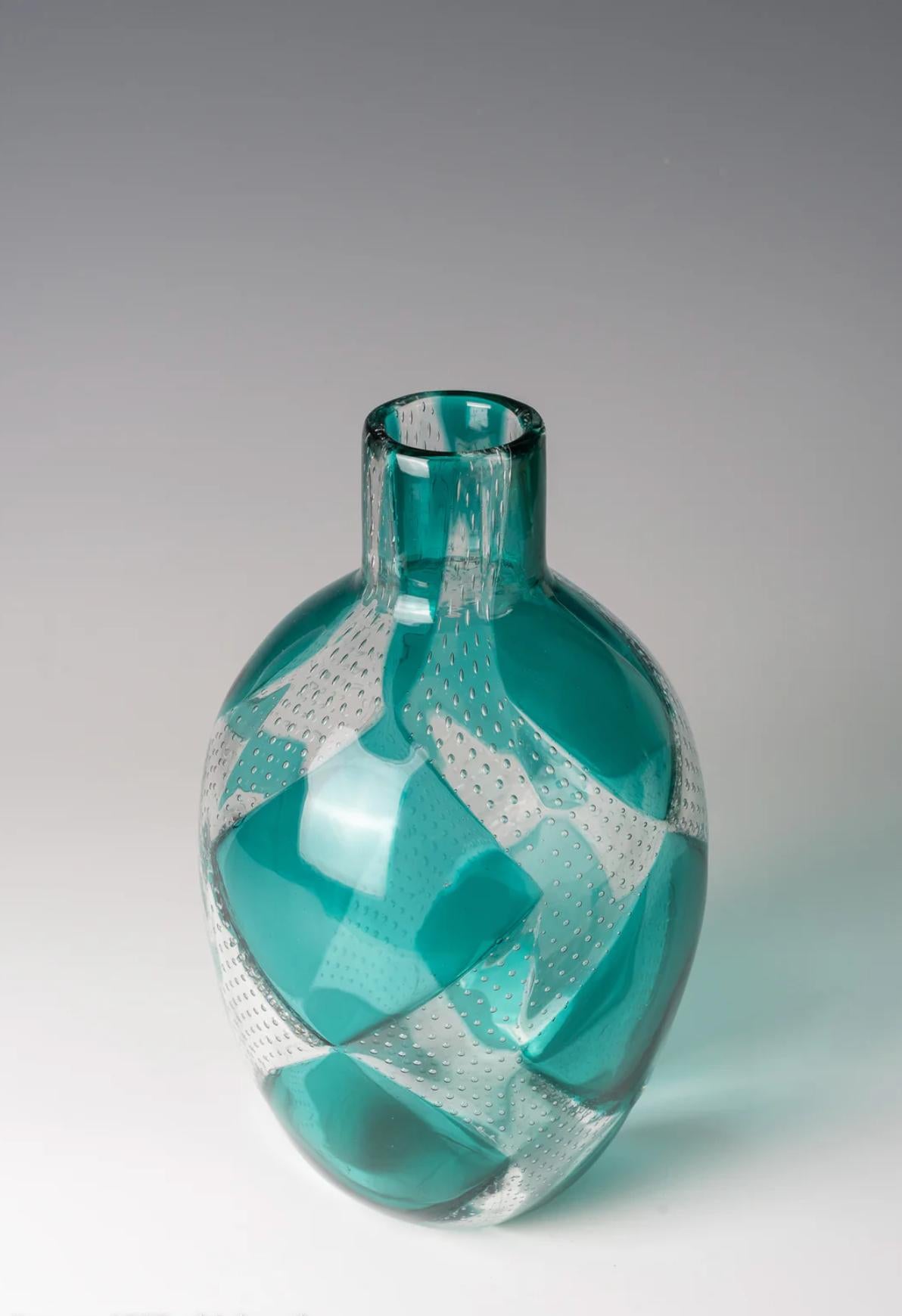 Italian Ercole Barovier, a rare 'Intarsio' vase 'ca. 1963 For Sale
