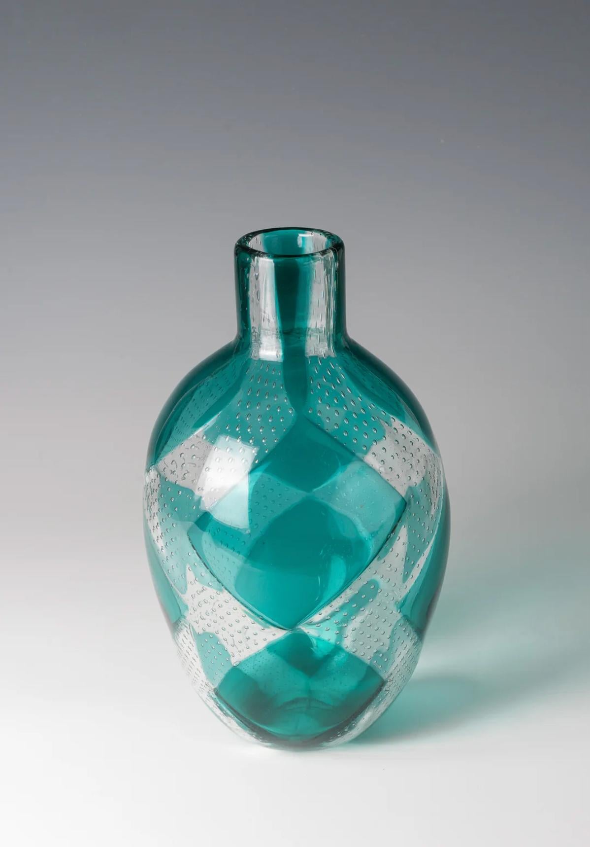 Hand-Crafted Ercole Barovier, a rare 'Intarsio' vase 'ca. 1963 For Sale