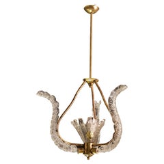 Ercole Barovier, Art Decò Vintage Pendant Murano Glass, 1940s Ercole Barovier, Art Decò Vintage Pendant Murano Glass, 1940s