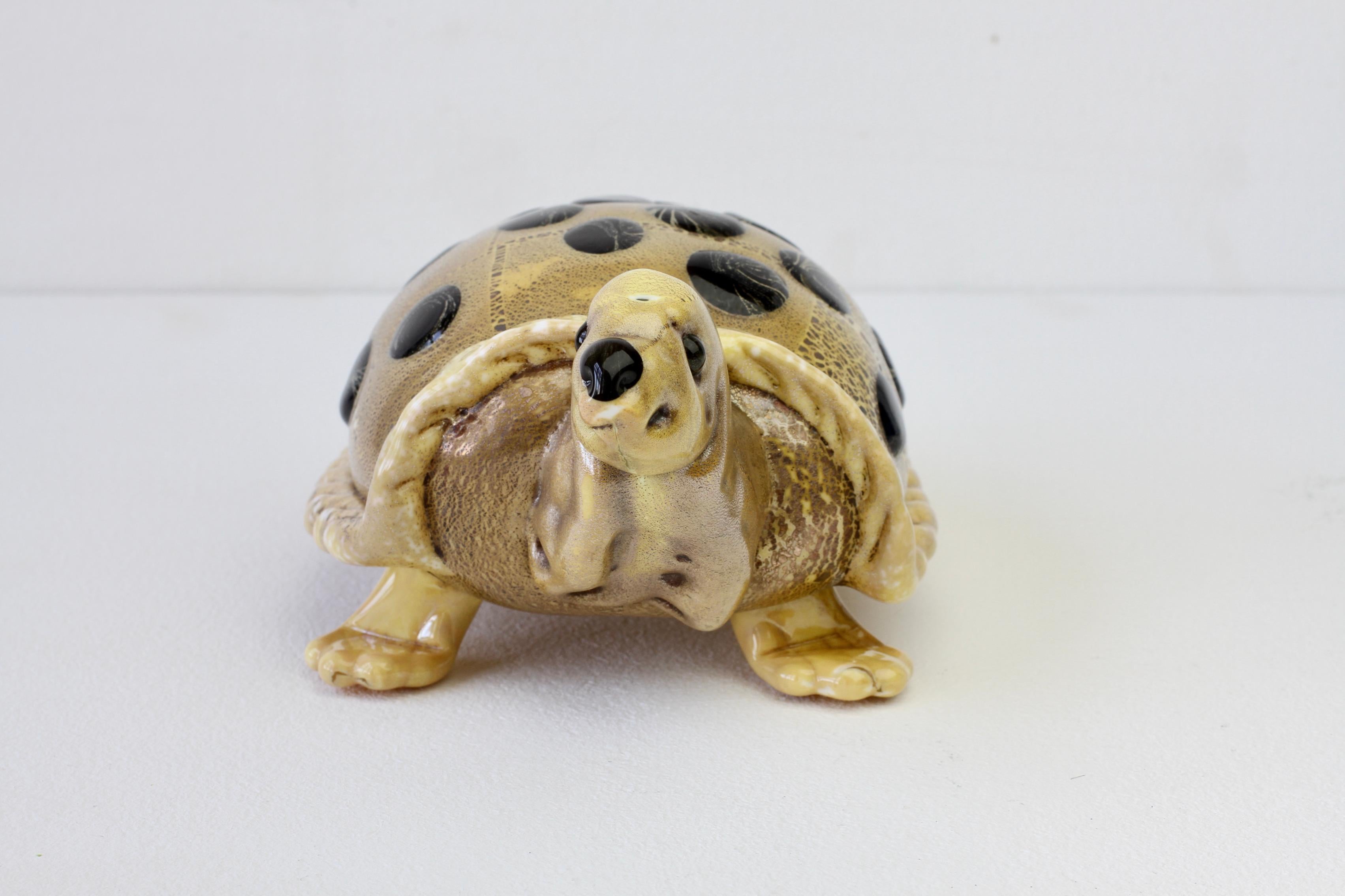 Ercole Barovier (zugeschrieben) Murano Glas Schildkröte Figur Italien, ca. 1930er Jahre im Angebot 8