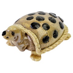 Ercole Barovier (atribuido) Figurilla Tortuga de cristal de Murano Italia, hacia 1930