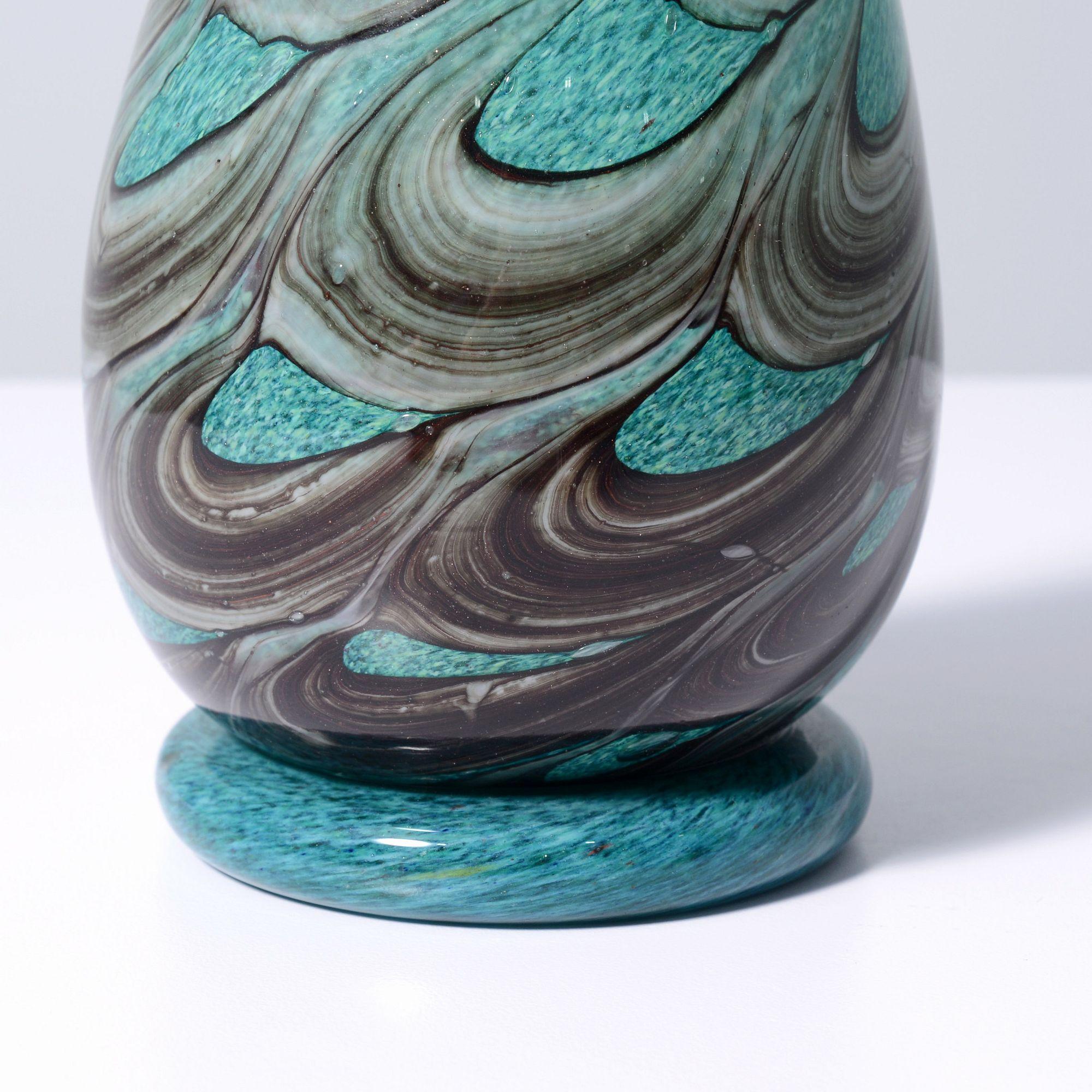 Ercole Barovier Jarrón BARBARICO OPACO, Murano en Bueno estado para la venta en Lake Worth Beach, FL