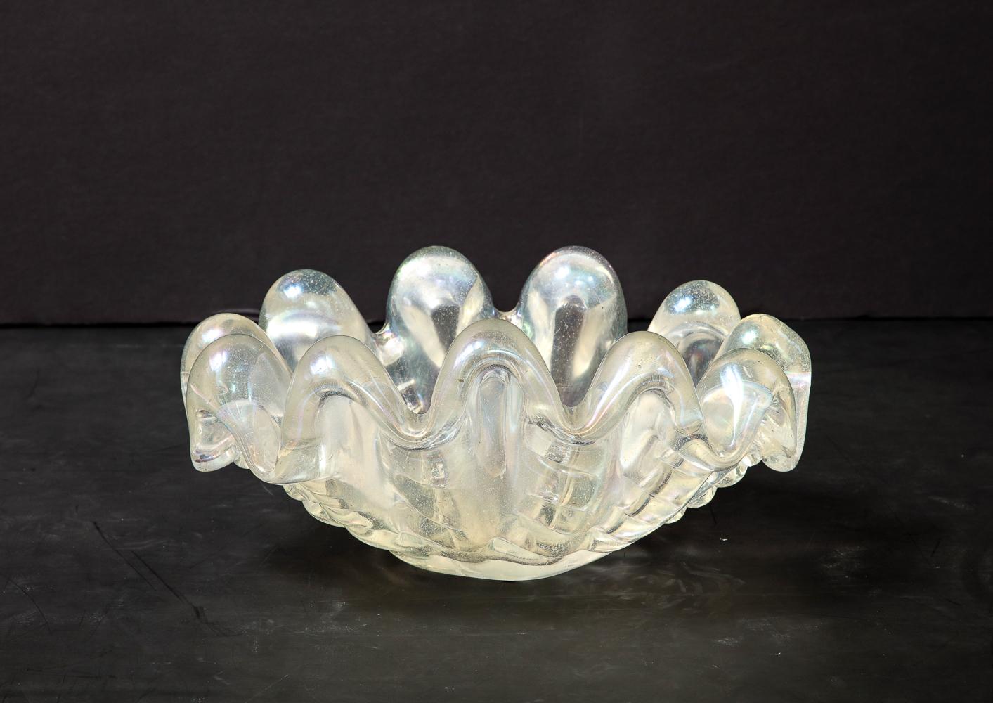 Hand-Crafted Ercole Barovier Bowl For Sale