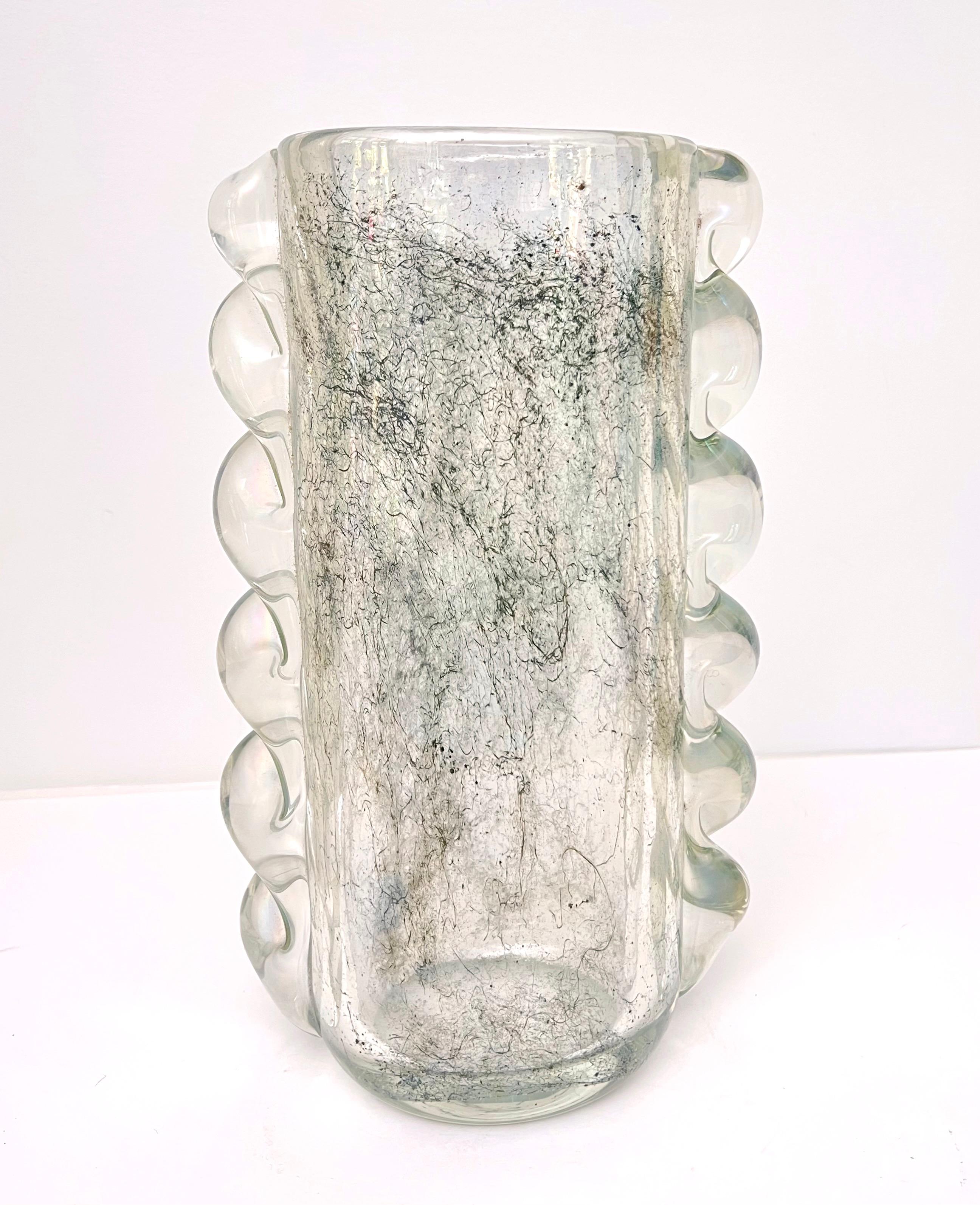Ercole Barovier Crepuscolo Glass Vase In Good Condition For Sale In New York, NY