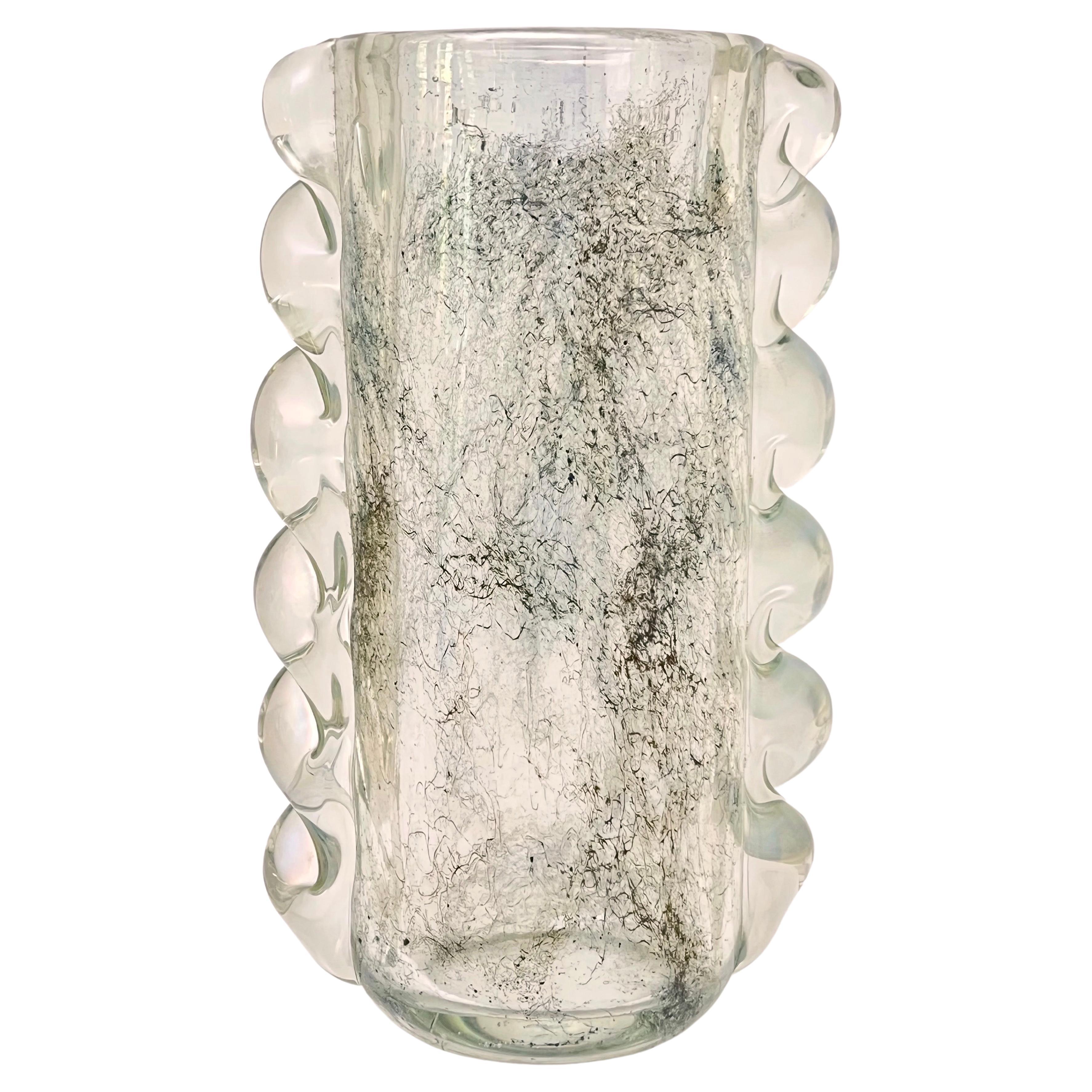 Ercole Barovier Crepuscolo Glass Vase For Sale 3