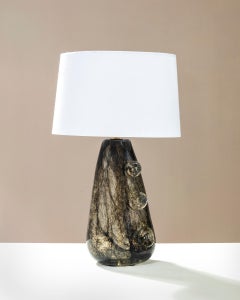 Ercole Barovier "Crepuscolo" Table Lamp, Vintage Murano Glass, 1946