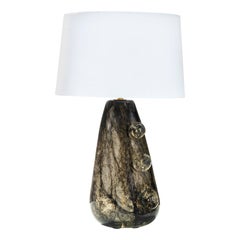 Ercole Barovier "Crepuscolo" Table Lamp, Vintage Murano Glass, 1946