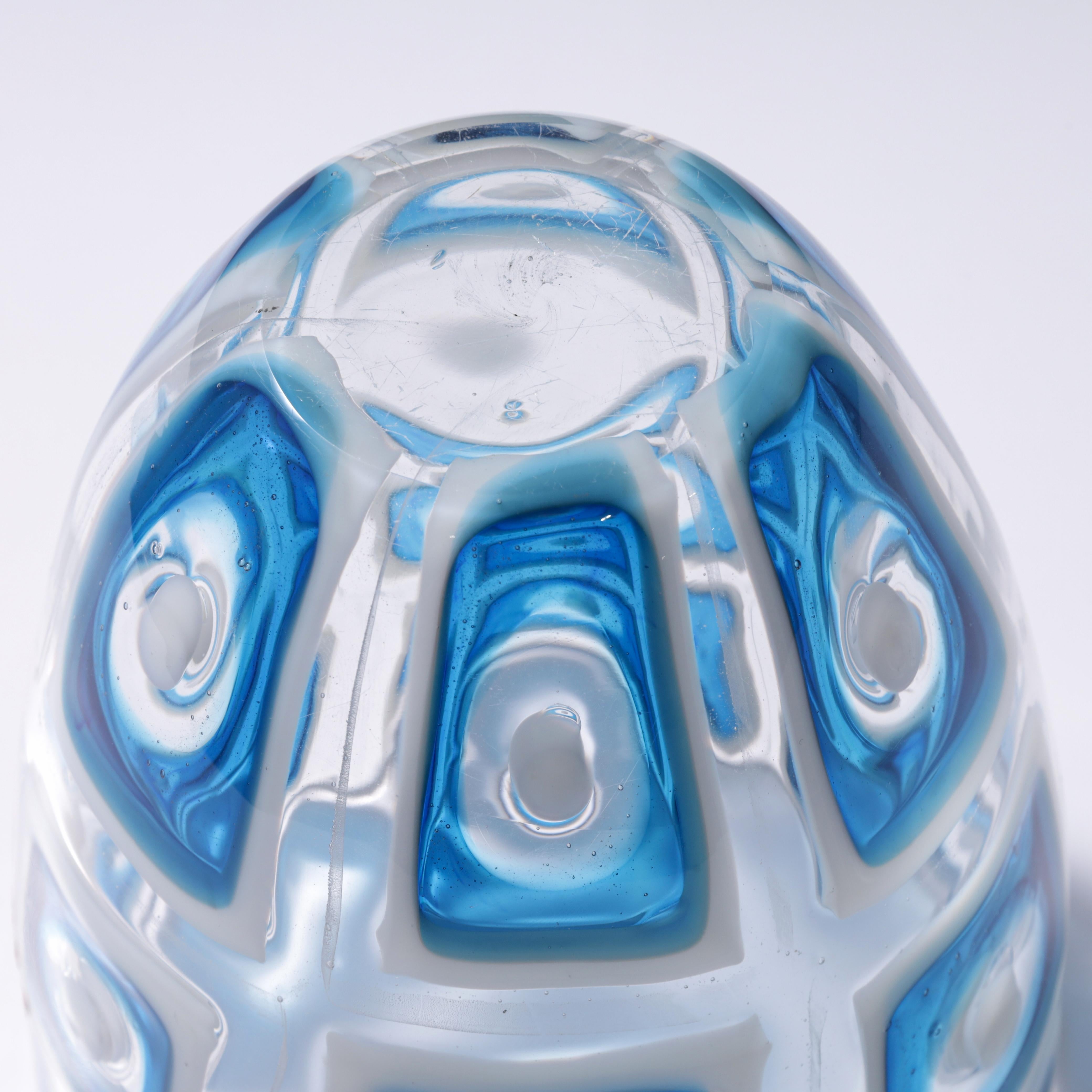 Ercole Barovier DORICO Vase, Murano (Mitte des 20. Jahrhunderts) im Angebot