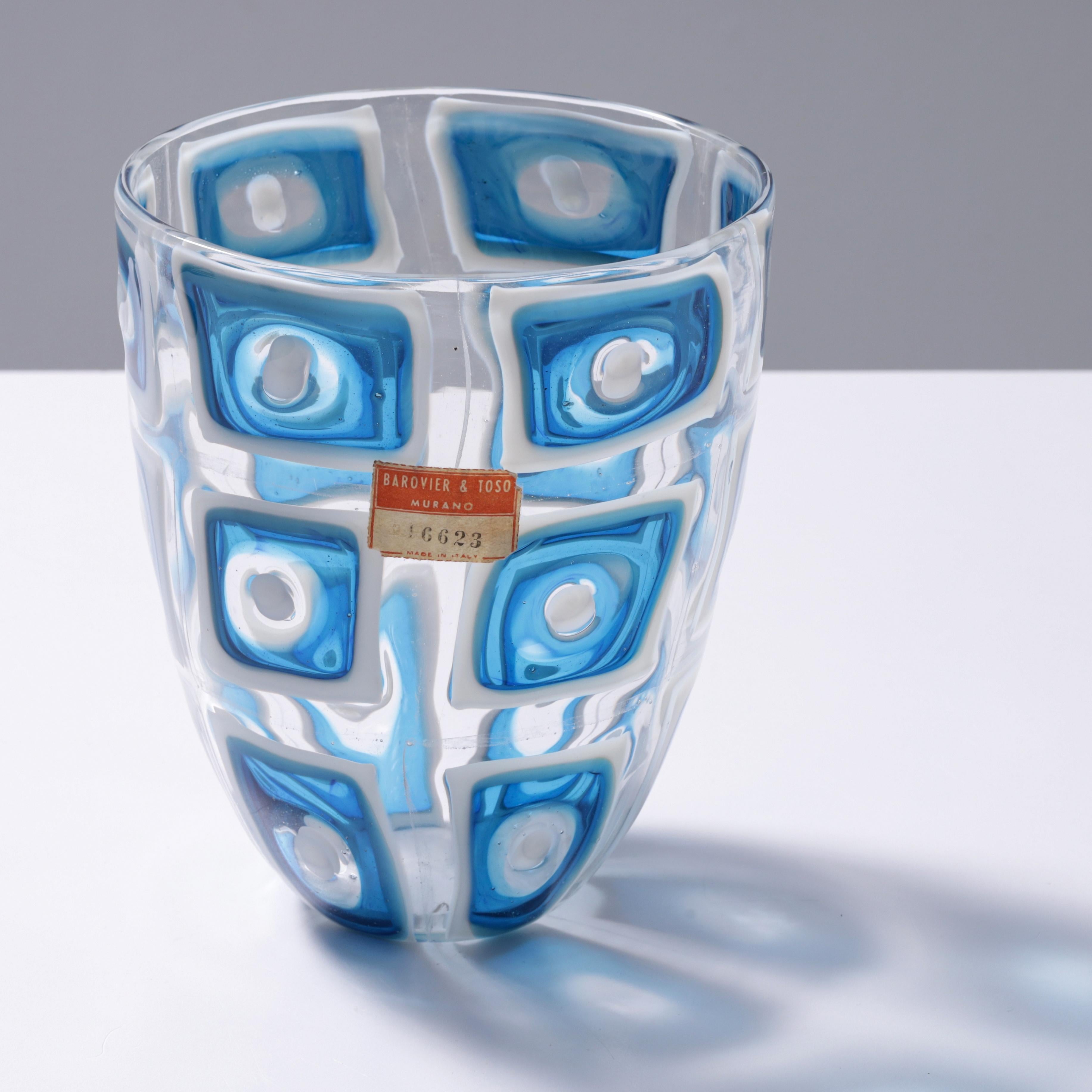 Ercole Barovier DORICO Vase, Murano im Angebot 1